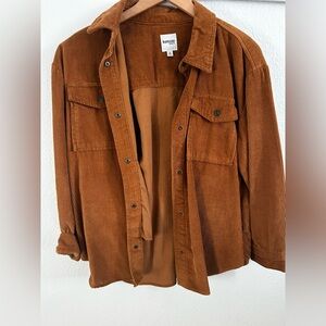 Kensie Brown Corduroy Utility Jacket